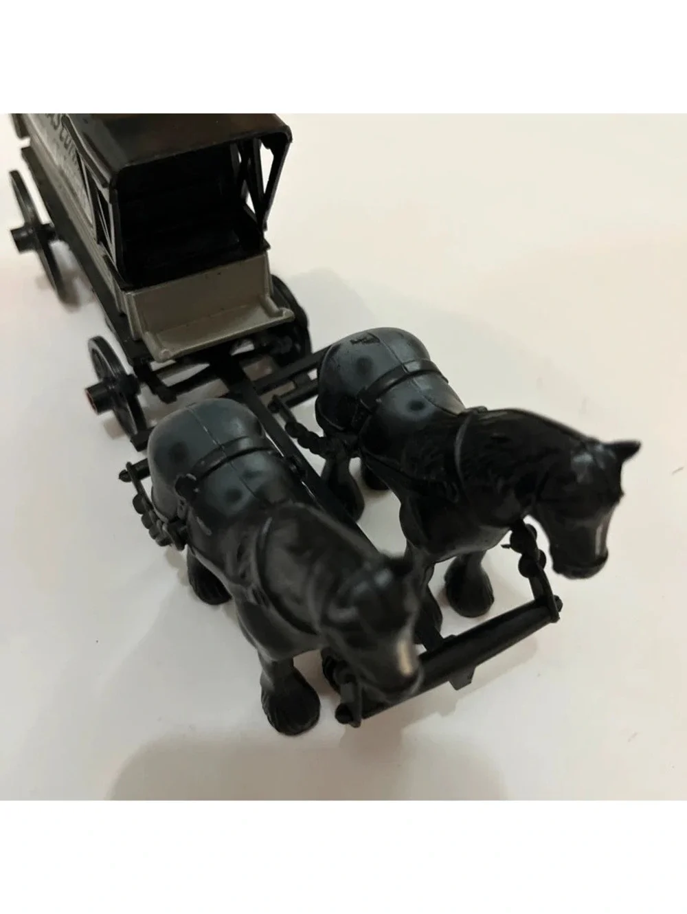 Vintage Horse Drawn Tank Wagon Coin Bank Toy 1991